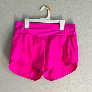 Sonic pink speed up 4’ shorts